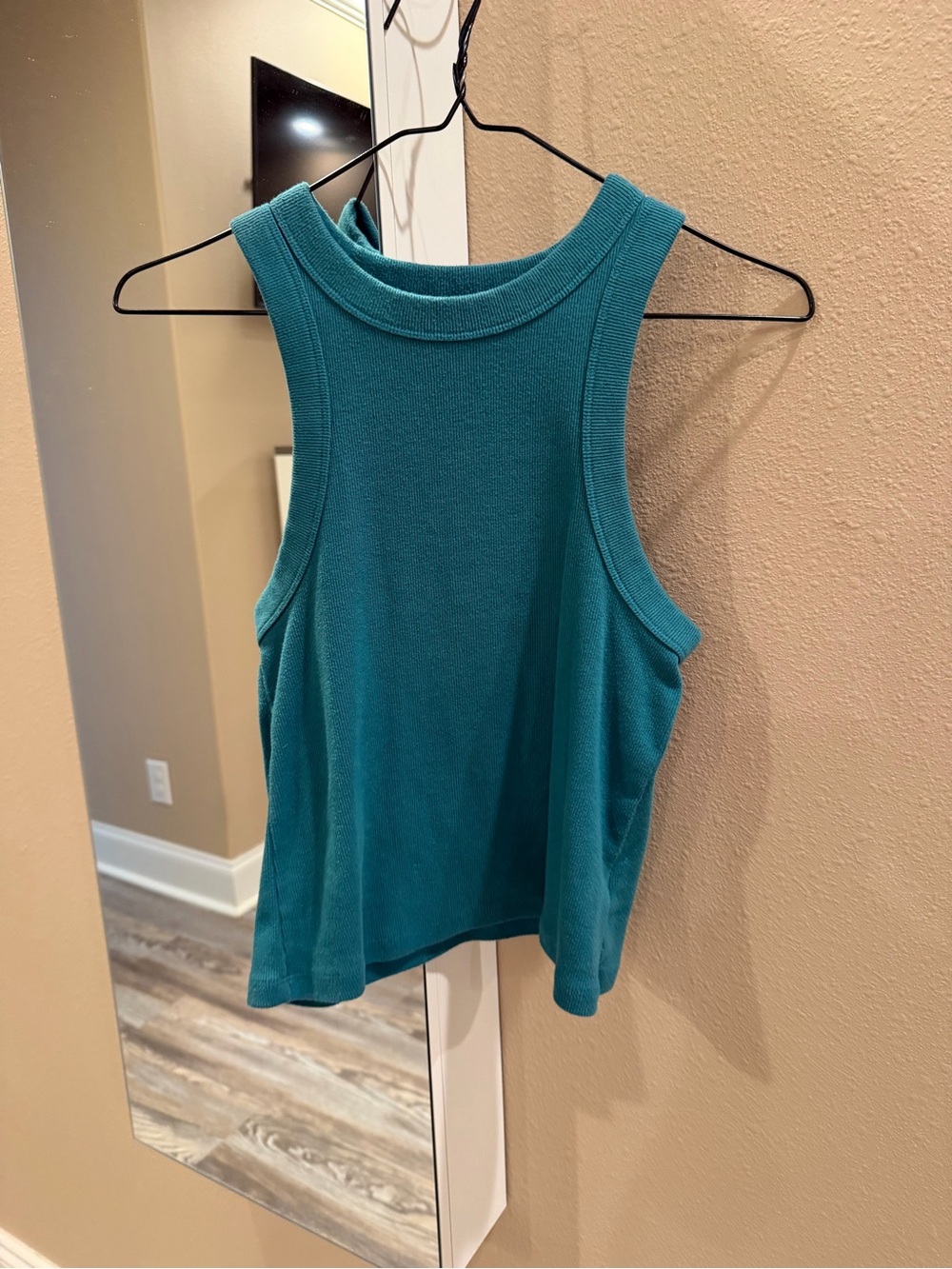 Old Navy Teal Ribbed Tank - Women